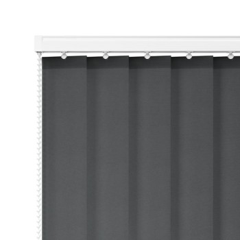 All‑Proof Charcoal 89mm (Blackout PVC) Vertical Blind Slats