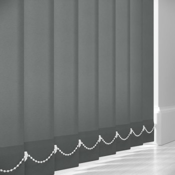 All‑Proof Steel 89mm (Blackout PVC) Vertical Blind Slats