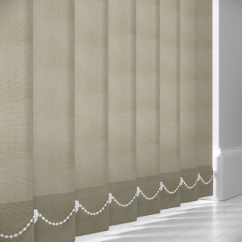 All‑Proof Taupe 89mm (Blackout PVC) Vertical Blind Slats