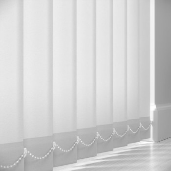 All‑Proof White 89mm (Blackout PVC) Vertical Blind Slats