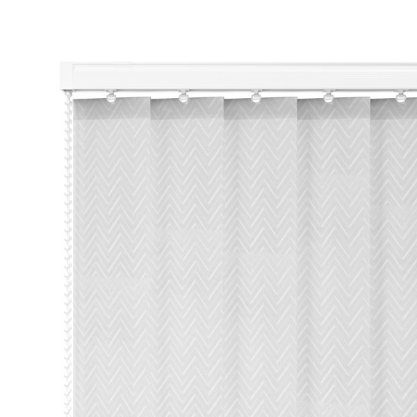 Amberley White 89mm Vertical Blind Slats