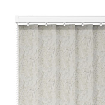 Ariel Silver 89mm (Blackout PVC) Vertical Blind Slats