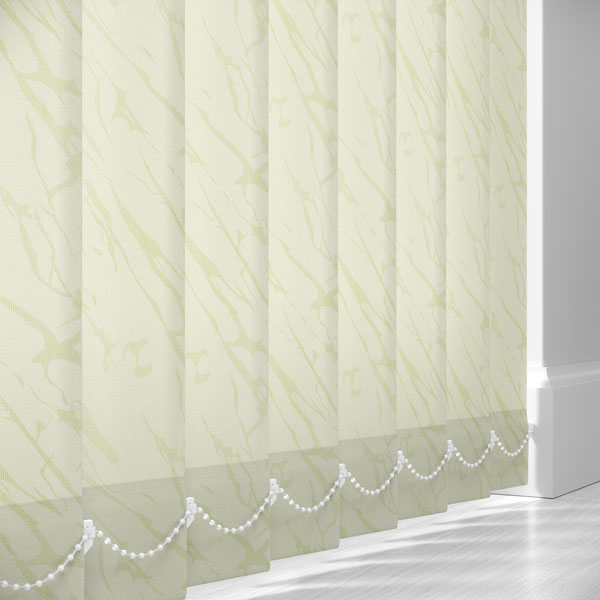 Callisto Cream 89mm (Blackout PVC) Vertical Blind Slats