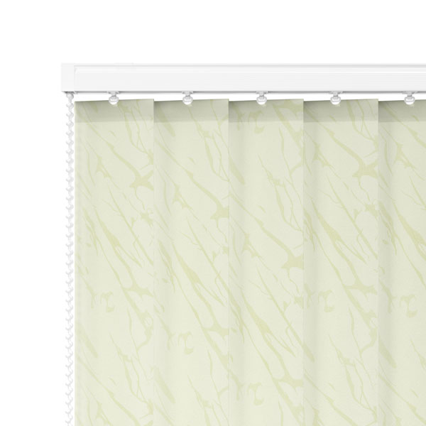 Callisto Cream 89mm (Blackout PVC) Vertical Blind Slats