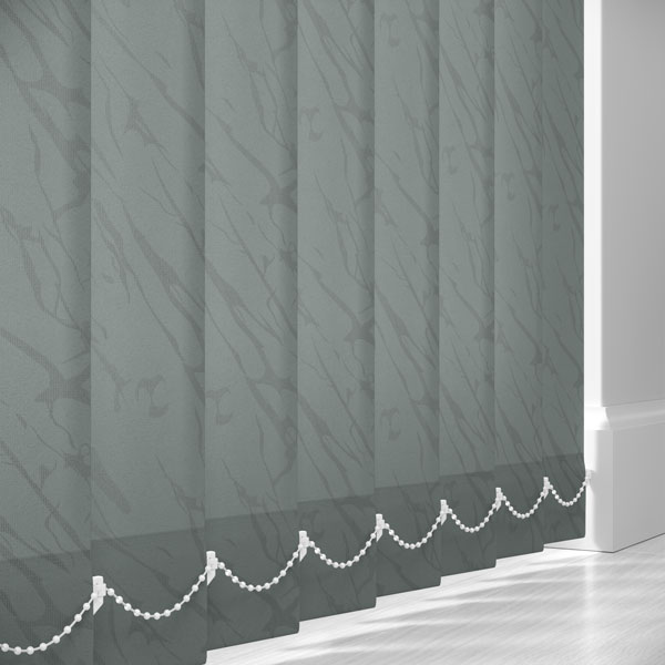 Callisto Steel 89mm (Blackout PVC) Vertical Blind Slats