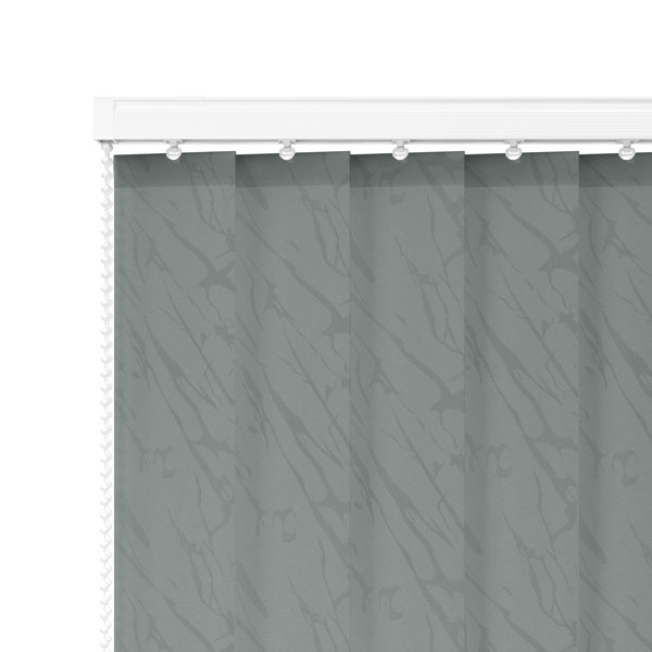Callisto Steel 89mm (Blackout PVC) Vertical Blind Slats