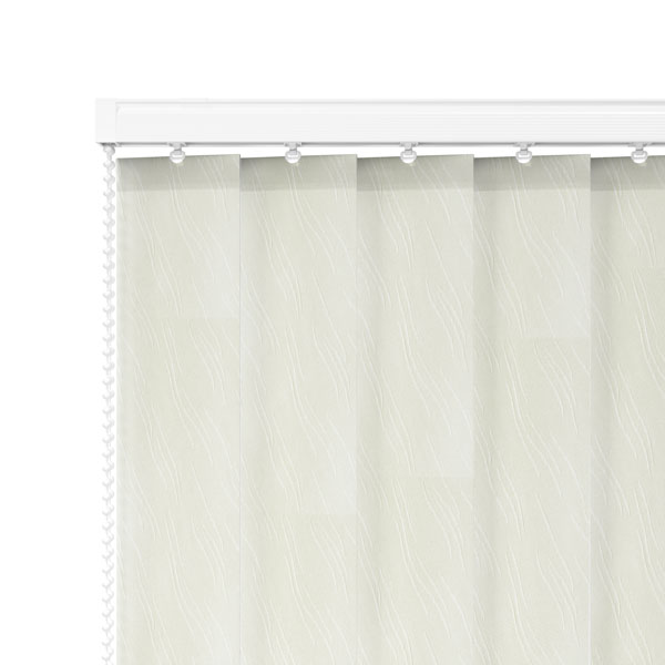 Chilson Cream 89mm Vertical Blind Slats