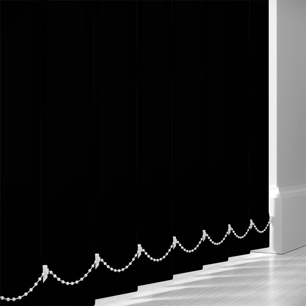 Classic Blackout Onyx 89mm Vertical Blind Slats