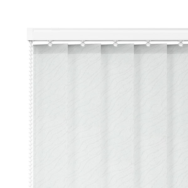 Derwent White 89mm Vertical Blind Slats