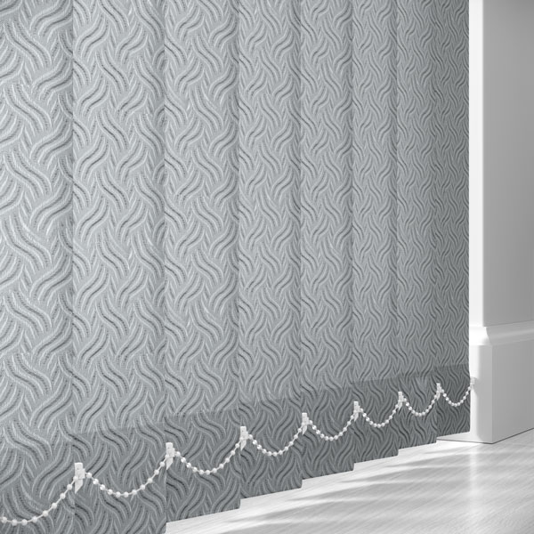Europa Grey 89mm (Blackout PVC) Vertical Blind Slats