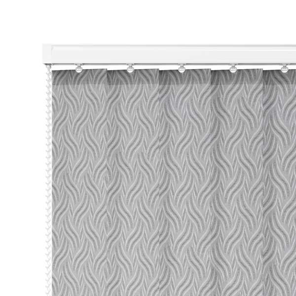 Hornton Silver 89mm Vertical Blind Slats