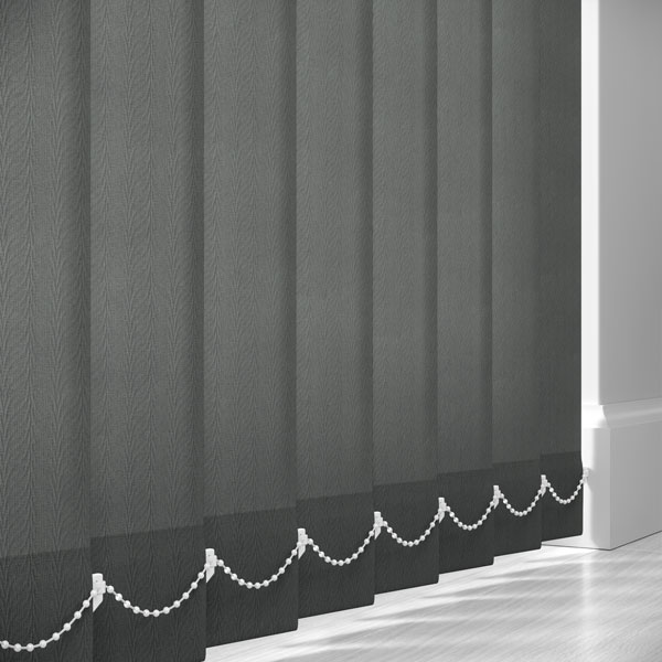 Kineton Graphite 127mm Vertical Blind Slats
