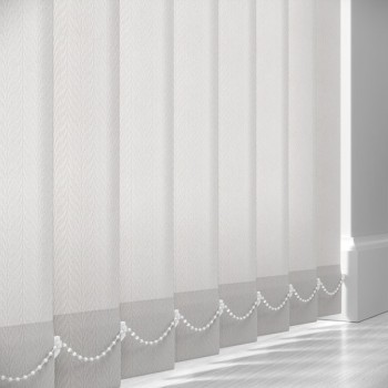 Kineton White 127mm Vertical Blind Slats