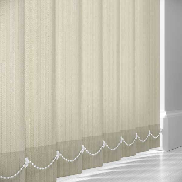 Kingham Cream 89mm Vertical Blind Slats