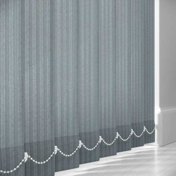 Kingham Graphite 89mm Vertical Blind Slats