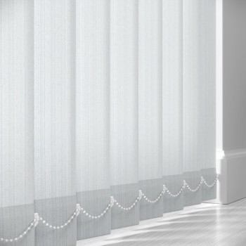 Kingham White 89mm Vertical Blind Slats