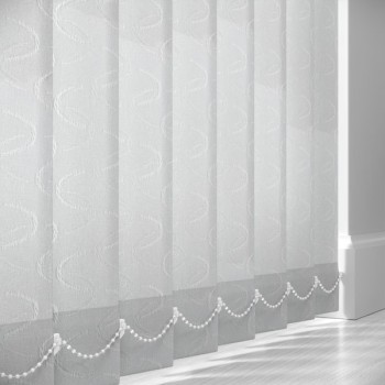 Leafield White 89mm Vertical Blind Slats