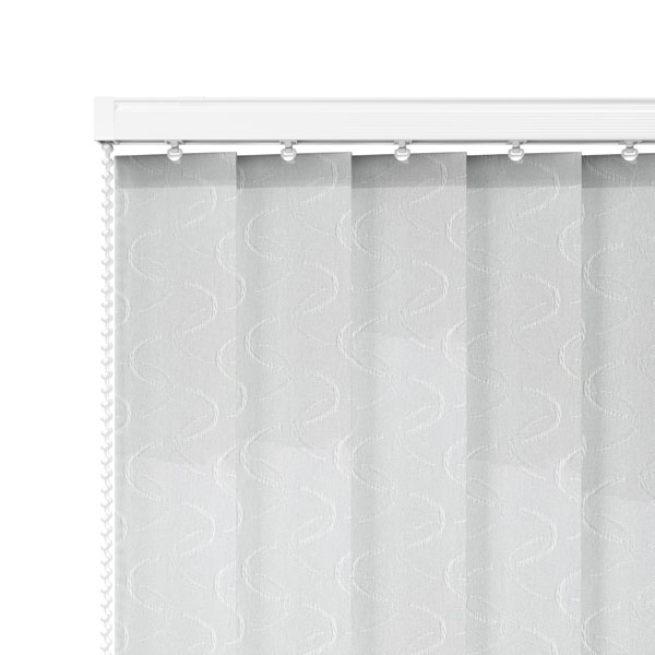 Leafield White 89mm Vertical Blind Slats
