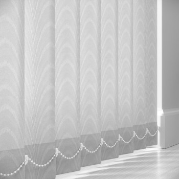 Morten White 89mm Vertical Blind Slats