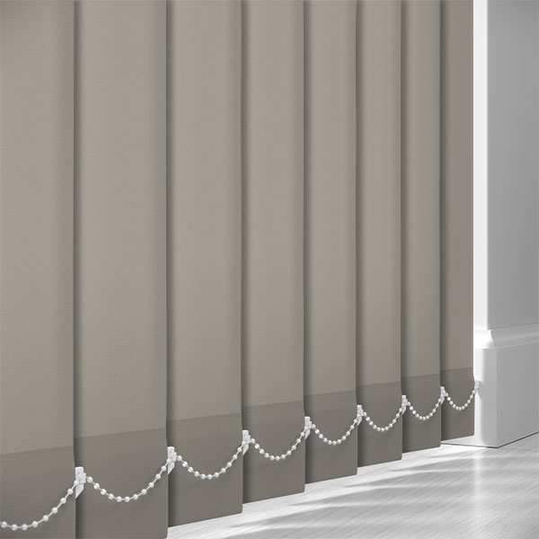 AbbeyNight Blackout Light Grey 89mm Vertical Blind Slats