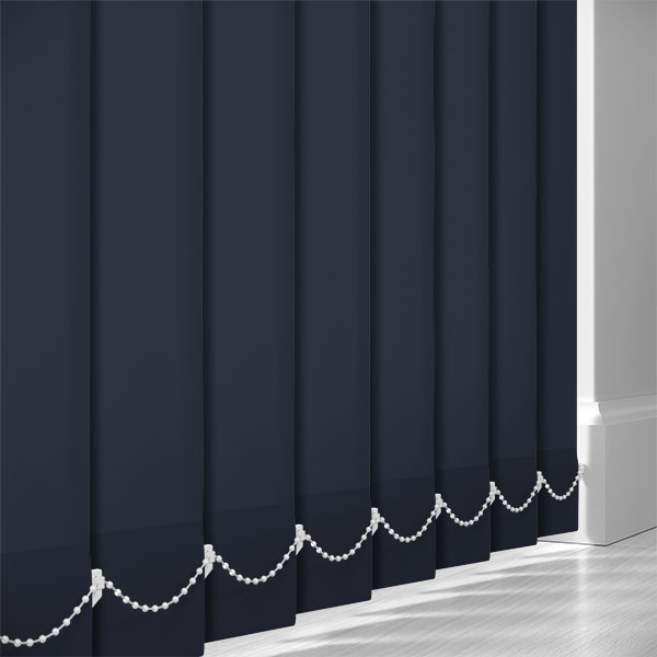 AbbeyNight Blackout Navy 89mm Vertical Blind Slats