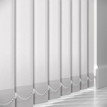 AbbeyNight Blackout White 89mm Vertical Blind Slats