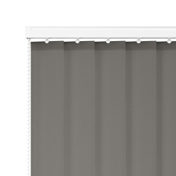 AbbeyNight Blackout Dark Grey 89mm Vertical Blind Slats