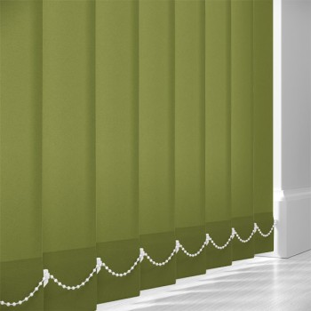 AbbeyDay Green 89mm Vertical Blind Slats