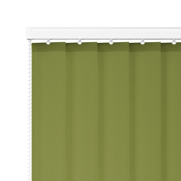 AbbeyNight Blackout Green 89mm Vertical Blind Slats