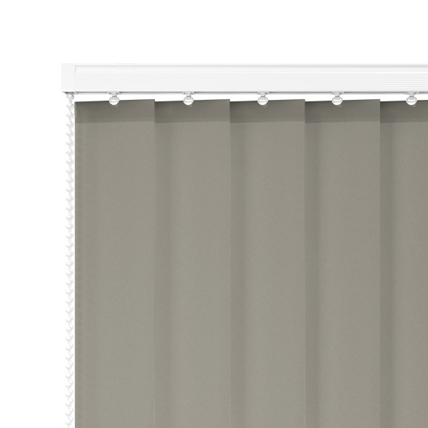 AbbeyNight Blackout Mid Grey 89mm Vertical Blind Slats