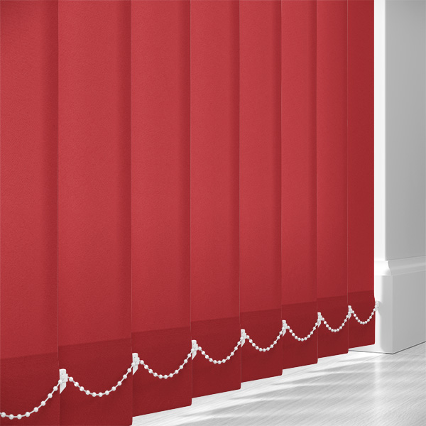 AbbeyDay Red 89mm Vertical Blind Slats