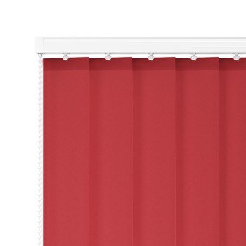AbbeyDay Red 89mm Vertical Blind Slats