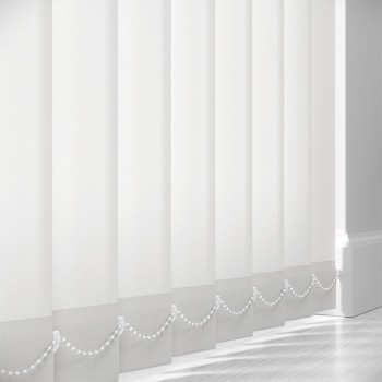 AbbeyDay White 89mm Vertical Blind Slats