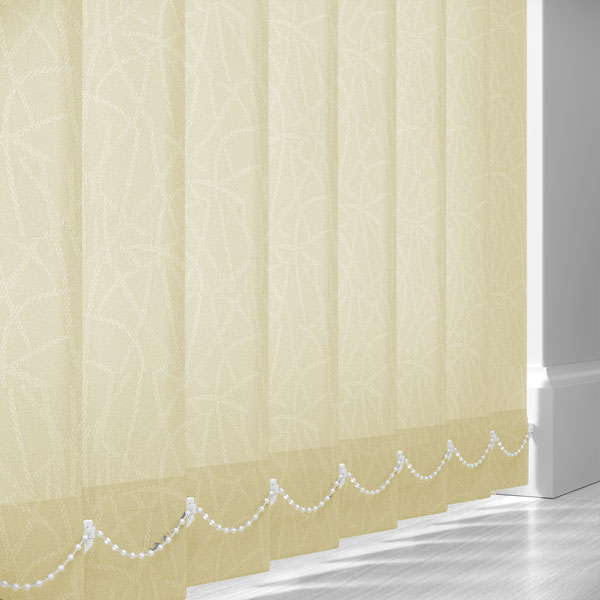 Rissington Cream 89mm Vertical Blind Slats