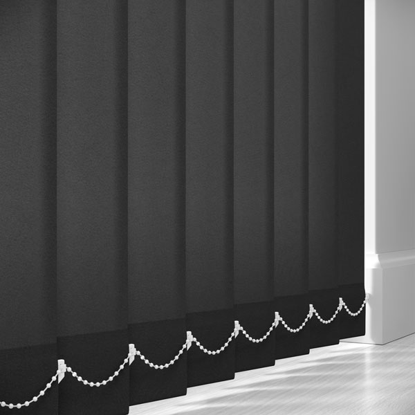 Somerton Black 89mm Vertical Blind Slats