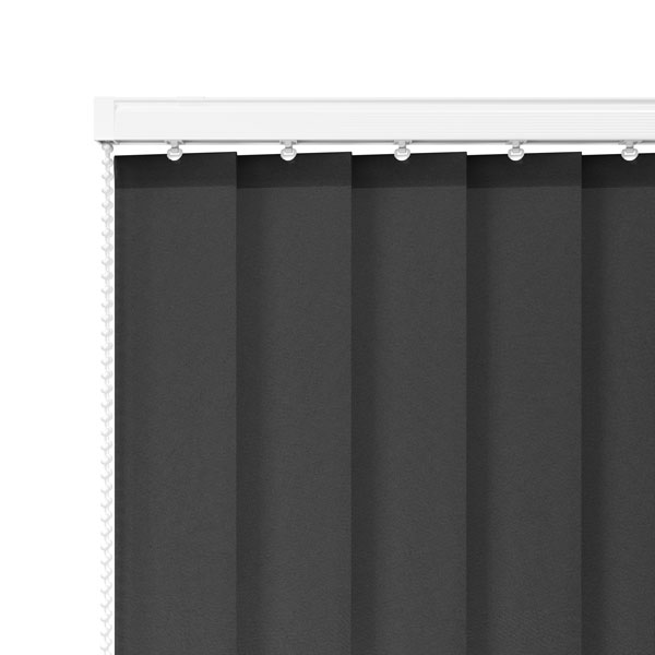 Somerton Black 89mm Vertical Blind Slats