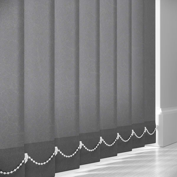 Triton Grey 89mm (Blackout PVC) Vertical Blind Slats